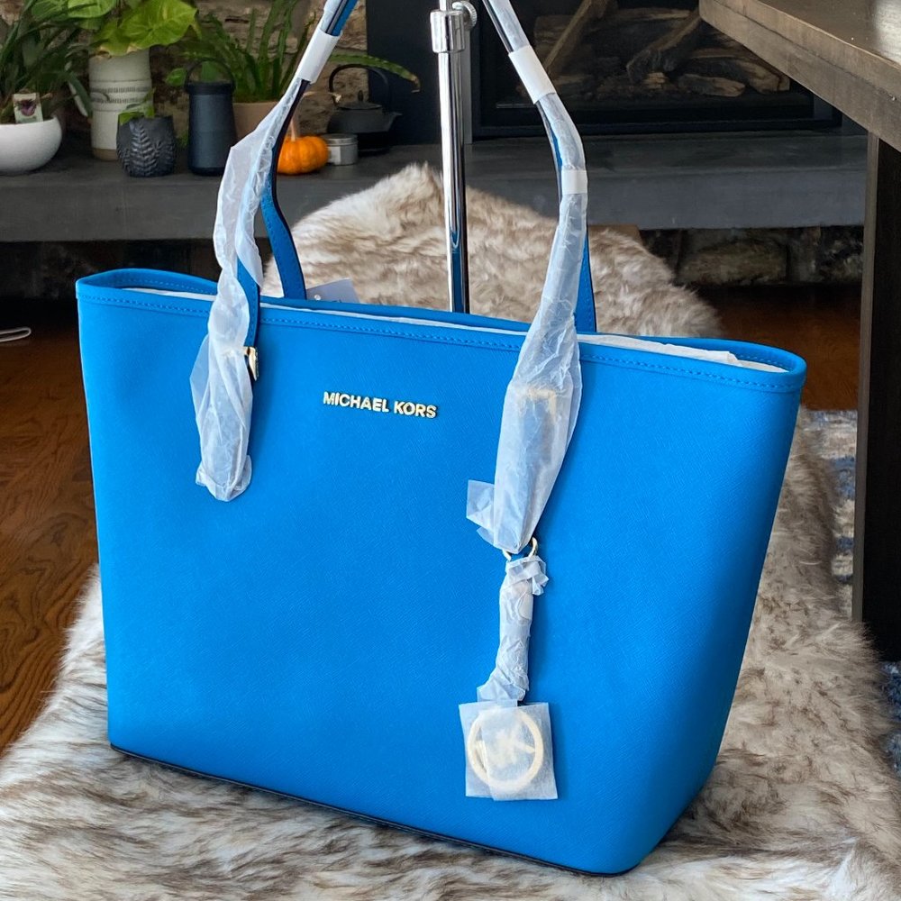 NWT MICHAEL KORS Jet Set Small Travel Tote Handbag